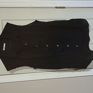 old navy sleeveless black blouse sz xxl mint condition 1ong